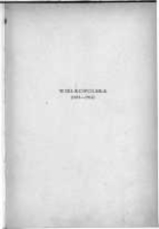 Wielkopolska (1851-1914). Wybór źródeł