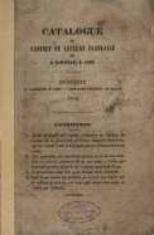 Catalogue du cabinet de lecture française de N. Kamieński & Comp.