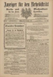 Anzeiger für den Netzedistrikt Kreis- und Wochenblatt für den Kreis Czarnikau 1900.09.25 Jg.48 Nr111