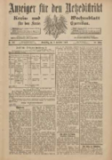 Anzeiger für den Netzedistrikt Kreis- und Wochenblatt für den Kreis Czarnikau 1900.11.01 Jg.48 Nr127