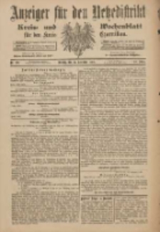 Anzeiger für den Netzedistrikt Kreis- und Wochenblatt für den Kreis Czarnikau 1900.11.27 Jg.48 Nr137