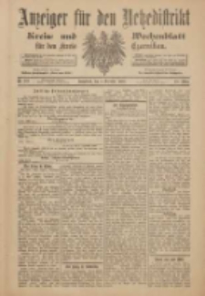 Anzeiger für den Netzedistrikt Kreis- und Wochenblatt für den Kreis Czarnikau 1900.12.08 Jg.48 Nr142