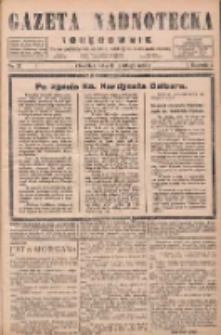 Gazeta Nadnotecka i Orędownik: pismo poświęcone sprawie polskiej na ziemi nadnoteckiej 1926.02.16 R.6 Nr37