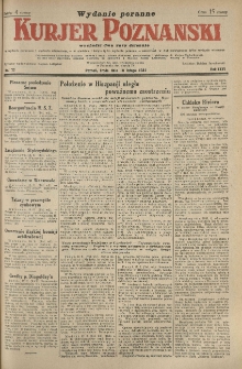 Kurier Poznański 1931.02.18 R.26 nr 77