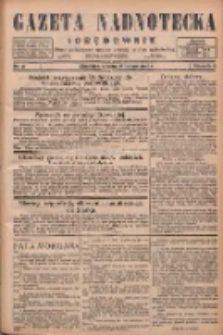 Gazeta Nadnotecka i Orędownik: pismo poświęcone sprawie polskiej na ziemi nadnoteckiej 1926.02.27 R.6 Nr47