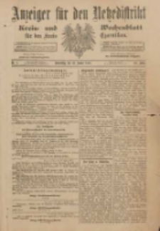Anzeiger für den Netzedistrikt Kreis- und Wochenblatt für den Kreis Czarnikau 1901.01.10 Jg.49 Nr4