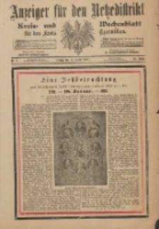 Anzeiger für den Netzedistrikt Kreis- und Wochenblatt für den Kreis Czarinkau 1901.01.18 Jg.49 Nr8