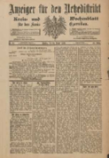 Anzeiger für den Netzedistrikt Kreis- und Wochenblatt für den Kreis Czarnikau 1901.01.29 Jg.49 Nr12