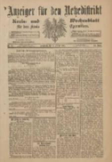 Anzeiger für den Netzedistrikt Kreis- und Wochenblatt für den Kreis Czarnikau 1901.02.09 Jg.49 Nr17