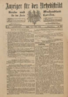 Anzeiger für den Netzedistrikt Kreis- und Wochenblatt für den Kreis Czarnikau 1901.02.12 Jg.49 Nr18