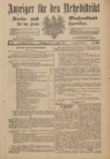 Anzeiger für den Netzedistrikt Kreis- und Wochenblatt für den Kreis Czarnikau 1901.02.21 Jg.49 Nr22