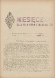 Miesięcznik Koła Prawników i Ekonomistów 1926 luty R.2 Z.6