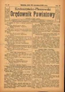 Krotoszyńsko - Pleszewski Orędownik Powiatowy 1929.06.22 R.56 Nr50