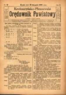 Krotoszyńsko - Pleszewski Orędownik Powiatowy 1929.08.21 R.56 Nr66