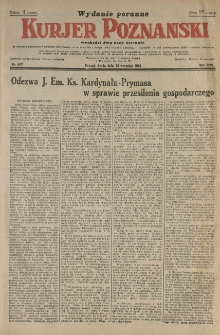 Kurier Poznański 1931.09.30 R.26 nr 447