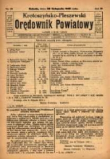 Krotoszyńsko - Pleszewski Orędownik Powiatowy 1929.11.30 R.56 Nr95