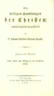 Die Heiligen Handlungen der Christen archäologische dargestellet. Bd.2 Ueber Gebet und Gesang in der christlichen Kirche