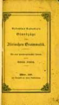 Vekoslav Babukic's Grundzüge der Ilirischen [illyrischen] Grammatik durchaus mit der neuen Orthographie ; Mit einer sprachvergleichenden Vorrede von Rudolph Fröhlich