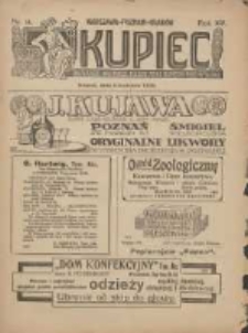 Kupiec: największe i najstarsze polskie pismo kupiecko-przemysłowe: centralny organ urzędowy Związku Towarzystw Kupieckich byłej dzielnicy pruskiej 1920.04.05 R.14 Nr14
