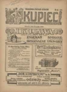 Kupiec: największe i najstarsze polskie pismo kupiecko-przemysłowe: centralny organ urzędowy Związku Towarzystw Kupieckich byłej dzielnicy pruskiej 1920.05.18 R.14 Nr20
