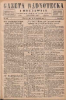Gazeta Nadnotecka i Orędownik: pismo poświęcone sprawie polskiej na ziemi nadnoteckiej 1926.09.10 R.6 Nr208