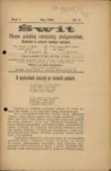 Świt. R. 1, 1908, nr 5