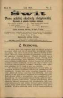 Świt. R. 2, 1909, nr 2