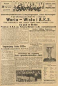 Nowiny Sportowe. Tygodniowy dodatek Głosu Wielkopolskiego. 1947.09.29 R.1 nr27