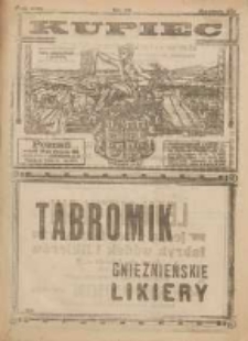 Kupiec: największe i najstarsze polskie pismo kupiecko-przemysłowe: centralny organ urzędowy Związku Towarzystw Kupieckich byłej dzielnicy pruskiej 1921.08.30 R.15 Nr35