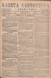 Gazeta Nadnotecka i Orędownik: pismo poświęcone sprawie polskiej na ziemi nadnoteckiej 1926.09.28 R.6 Nr222