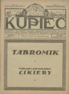 Kupiec: najstarszy i największy Tygodnik handlowo - Przemysłowy w Polsce; Centralny Organ Związku Towarzystw Kupieckich Zachodniej Polski 1921.12.28 R.15 Nr52