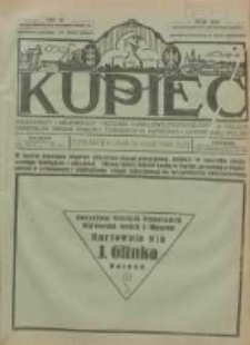 Kupiec: najstarszy i największy Tygodnik Handlowo - Przemysłowy w Polsce; centralny organ Związku Towarzystw Kupieckich Zachodniej Polski 1922.04.20 R.16 Nr16