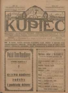 Kupiec: najstarszy i największy Tygodnik Handlowo - Przemysłowy w Polsce; centralny organ Związku Towarzystw Kupieckich Zachodniej Polski 1922.06.01 R.16 Nr22