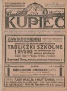 Kupiec: największe i najstarsze polskie pismo kupiecko-przemysłowe 1923.03.31 R.17 Nr13
