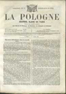 La Pologne annales contemporaines politiques, religieuses et littéraires des peuples de l'Europe orientale. R. 1. 1848/49, nr 3