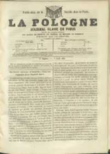La Pologne annales contemporaines politiques, religieuses et littéraires des peuples de l'Europe orientale. R. 1. 1848/49, nr 9