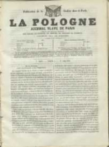 La Pologne annales contemporaines politiques, religieuses et littéraires des peuples de l'Europe orientale. R. 2. 1849, nr 4