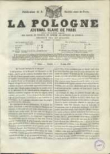 La Pologne annales contemporaines politiques, religieuses et littéraires des peuples de l'Europe orientale. R. 2. 1849, nr 5