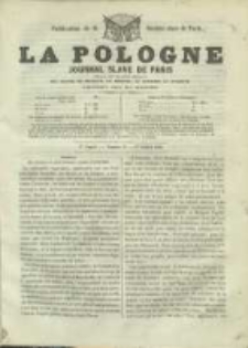 La Pologne annales contemporaines politiques, religieuses et littéraires des peuples de l'Europe orientale. R. 2. 1849, nr 6