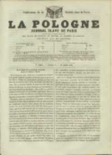 La Pologne annales contemporaines politiques, religieuses et littéraires des peuples de l'Europe orientale. R. 2. 1849, nr 9