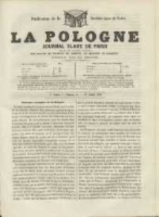 La Pologne annales contemporaines politiques, religieuses et littéraires des peuples de l'Europe orientale. R. 2. 1849, nr 10