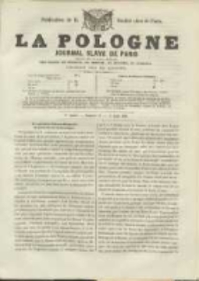 La Pologne annales contemporaines politiques, religieuses et littéraires des peuples de l'Europe orientale. R. 2. 1849, nr 11