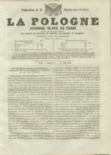 La Pologne annales contemporaines politiques, religieuses et littéraires des peuples de l'Europe orientale.R. 2. 1849, nr 13