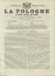 La Pologne annales contemporaines politiques, religieuses et littéraires des peuples de l'Europe orientale. R. 2. 1849, nr 15