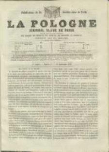 La Pologne annales contemporaines politiques, religieuses et littéraires des peuples de l'Europe orientale. R. 2. 1849, nr 17