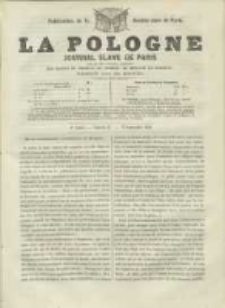 La Pologne annales contemporaines politiques, religieuses et littéraires des peuples de l'Europe orientale. R. 2. 1849, nr 18