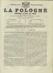 La Pologne annales contemporaines politiques, religieuses et littéraires des peuples de l'Europe orientale. R. 2. 1849, nr 19