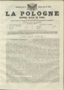 La Pologne annales contemporaines politiques, religieuses et littéraires des peuples de l'Europe orientale. R. 2. 1849, nr 22