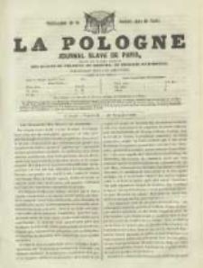 La Pologne annales contemporaines politiques, religieuses et littéraires des peuples de l'Europe orientale. R. 2. 1849, nr 27