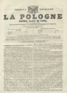 La Pologne annales contemporaines politiques, religieuses et littéraires des peuples de l'Europe orientale. R. 2. 1849, nr 28